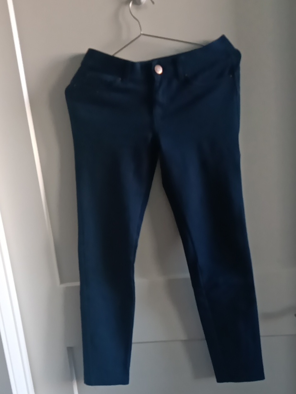 AMBIANCE Stylish Blue Skinny Pants